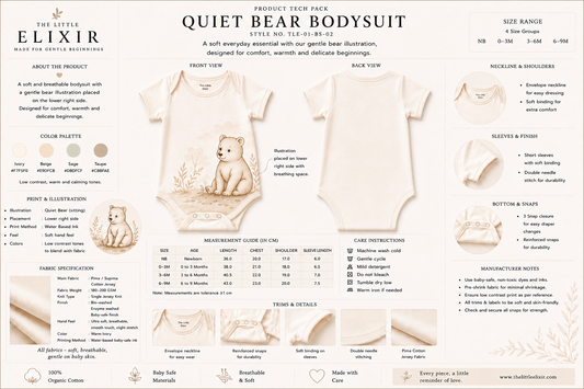 Quiet Bear Bodysuit